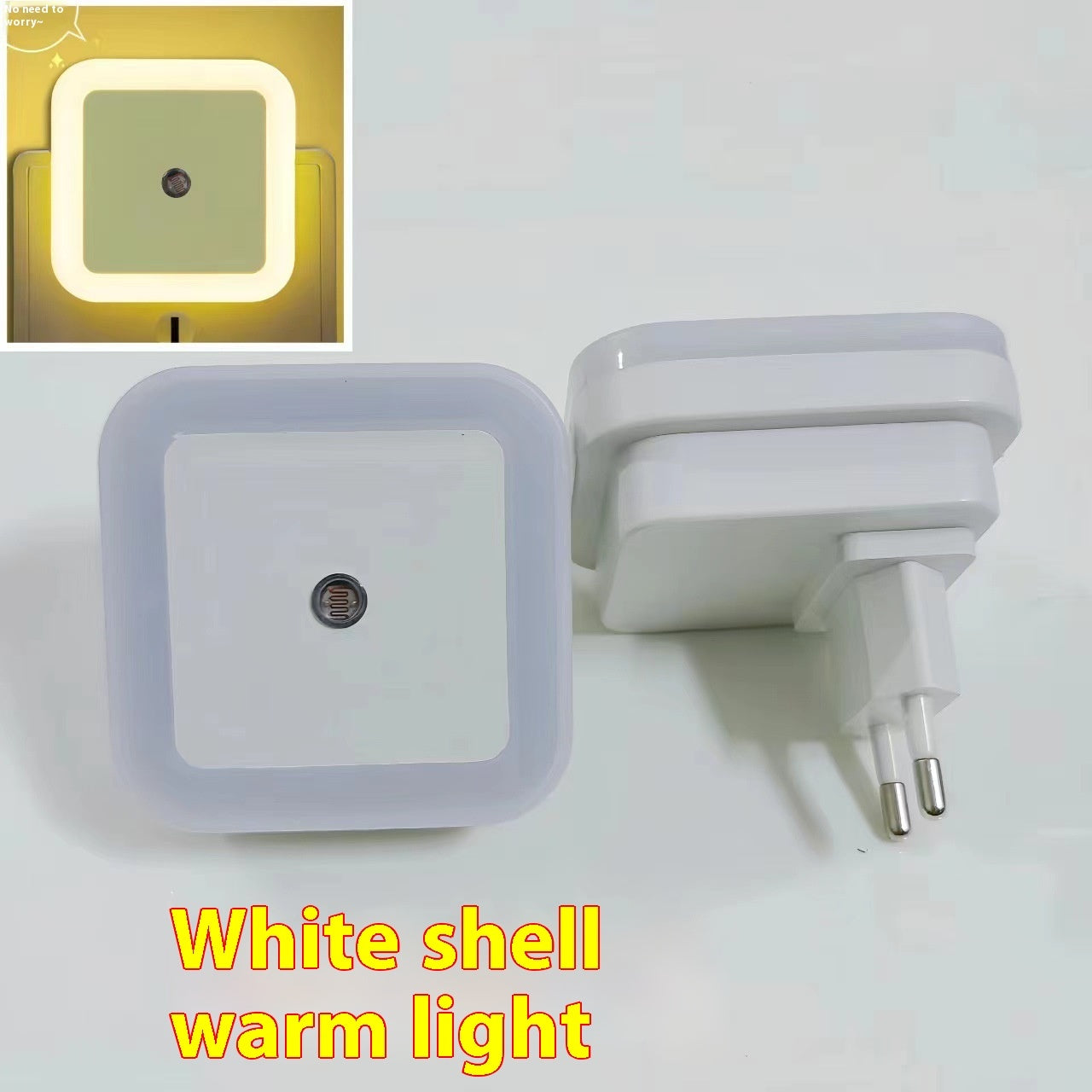 American Standard Round Led Light Control Indoor Induction Bedside Creative Smart Home Small Night Lamp