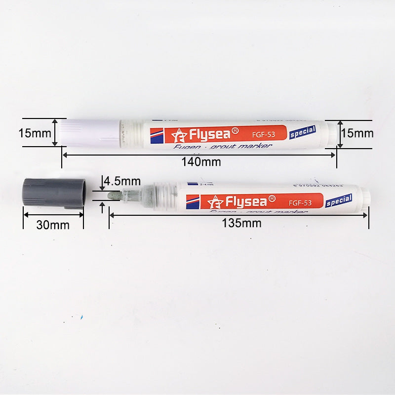 Tile gap repair color pen special beauty seam tile floor tile repair pen tile beauty stitch pen white marker pen