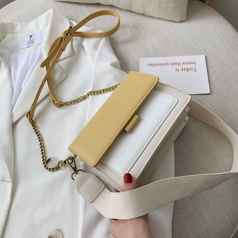 Sen small bag women 2019 summer new ins matcha green small square bag simple chain shoulder messenger bag