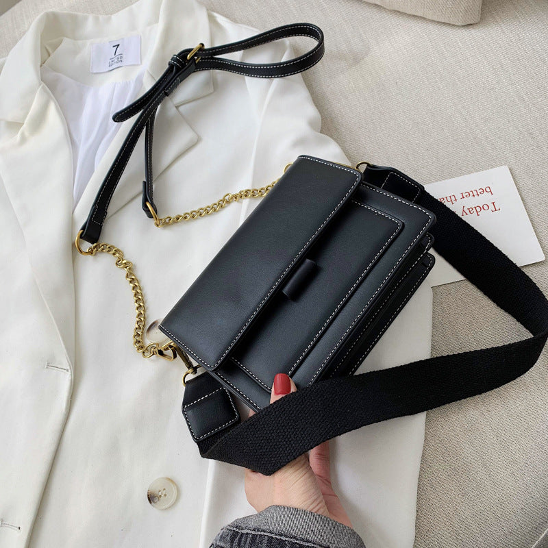 Sen small bag women 2019 summer new ins matcha green small square bag simple chain shoulder messenger bag