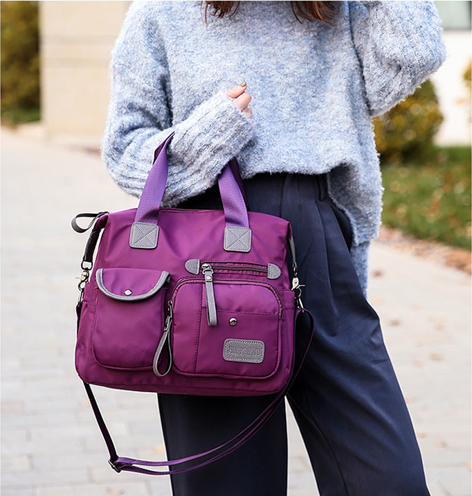 new European and American fashion ladies mummy bag nylon one shoulder portable large capacity travel bag