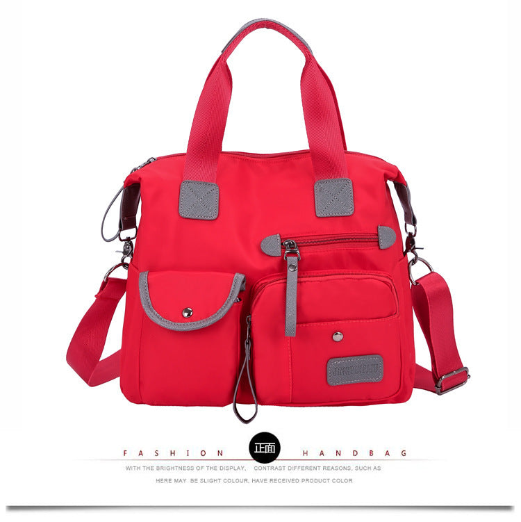 new European and American fashion ladies mummy bag nylon one shoulder portable large capacity travel bag