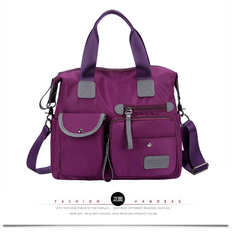 new European and American fashion ladies mummy bag nylon one shoulder portable large capacity travel bag