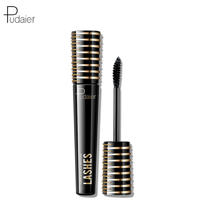 Pudaier Diamond Eye Lash Mascara 4d Fiber Waterproof Rimel Mascara Eyelash Makeup Cosmetic Curling Lengthening Lashes Black Ink