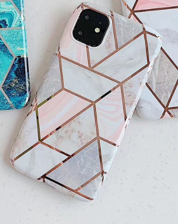 Plating Marble Case For iphone XS XR X 7 8 6 S 6S Plus Back Cover IMD Silicone Phone Coque For iPhone 11 Pro Max Shell