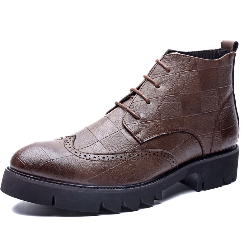 Large size cross-border pointed Chelsea boots British sets of leather boots business men's boots one generation model S08-A