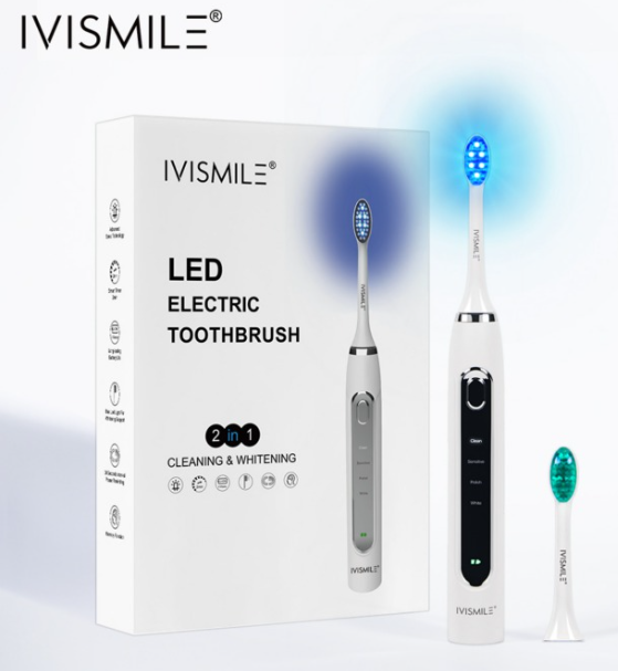 LED blue light electric toothbrush