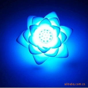 Color Change Lotus Flower LED Night Light Decoration Candle Lamp Night light, Novelty colorful LED lamp