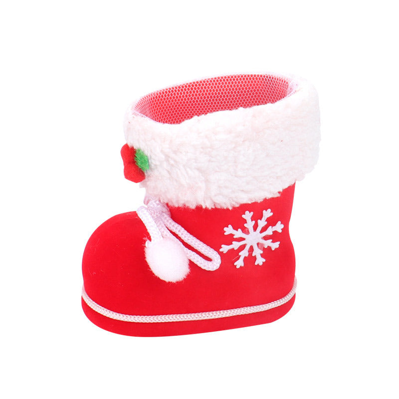 Children's Candy Boots Christmas Boots Candy Bag Socks