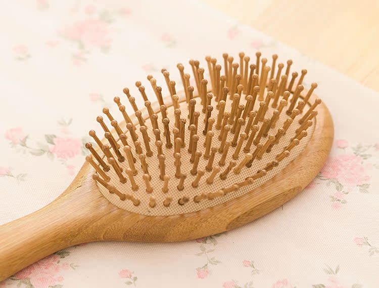 High Quality Hair Comb Bamboo Airbag Massage Comb carbonized solid wood bamboo cushion anti-static hair Brush combs travel