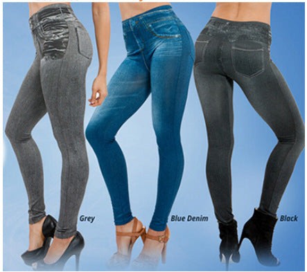 Jeans for Women mom Jeans High Waist Jeans Woman High Elastic plus size Stretch Jeans female washed denim skinny pencil pants