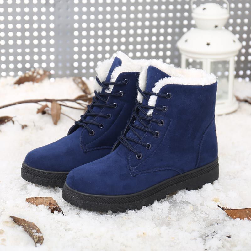 Manufacturer 2023 new women's snow boots wholesale winter new women's winter shoes women's warm mid-calf women's cotton shoes boots
