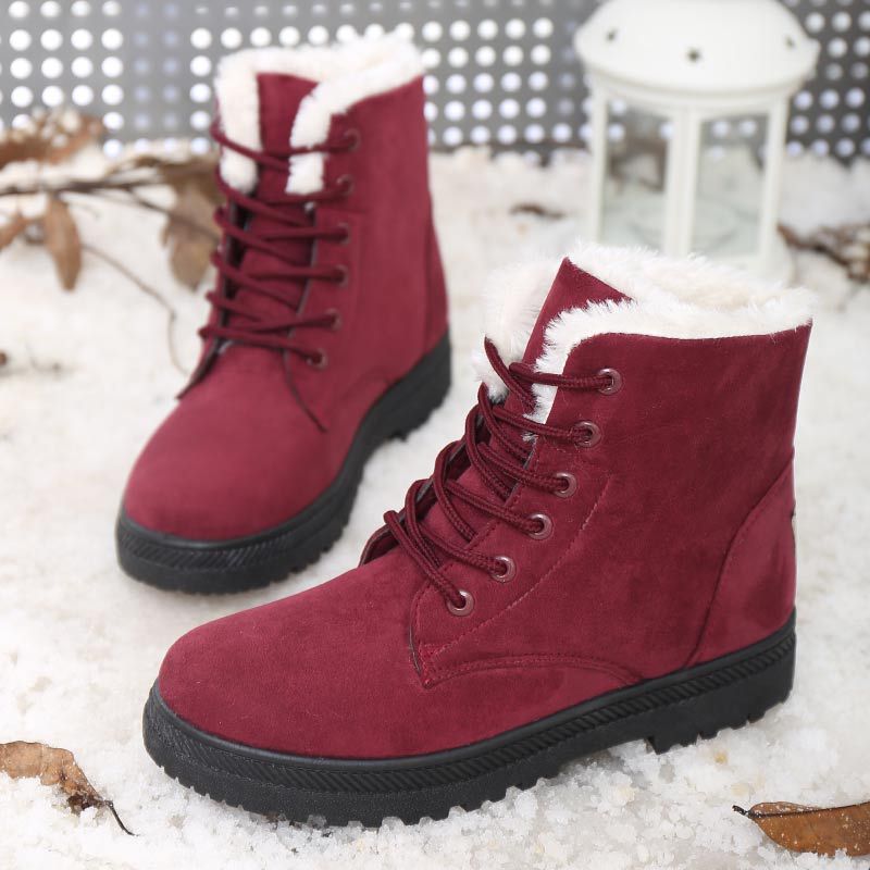 Manufacturer 2023 new women's snow boots wholesale winter new women's winter shoes women's warm mid-calf women's cotton shoes boots