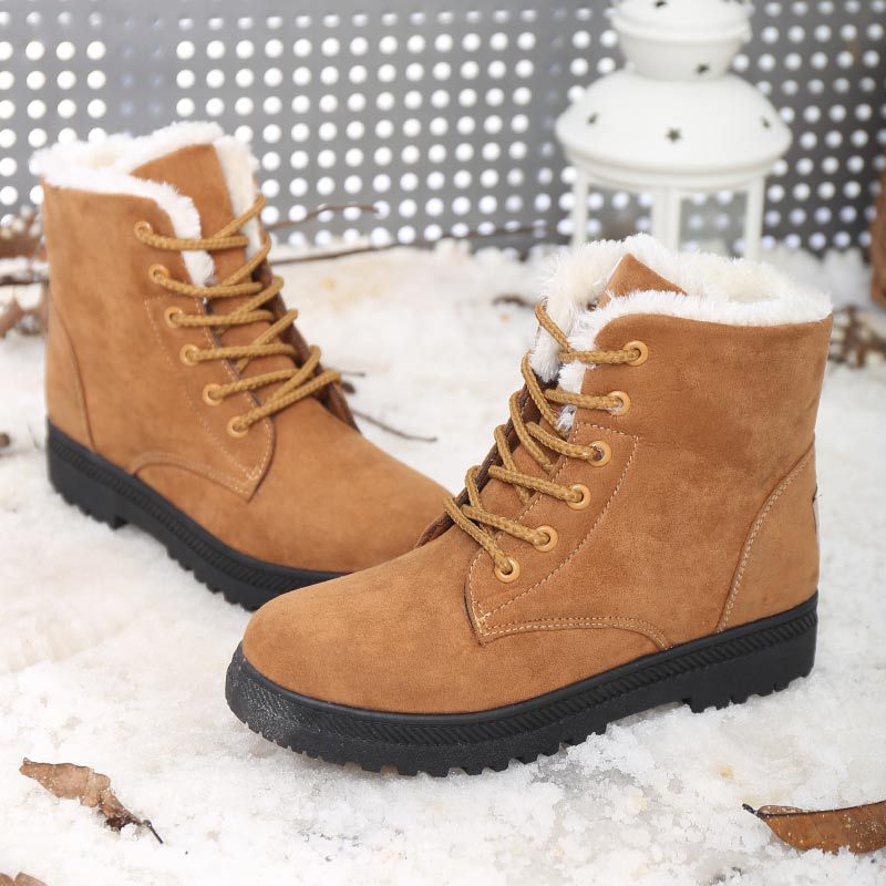 Manufacturer 2023 new women's snow boots wholesale winter new women's winter shoes women's warm mid-calf women's cotton shoes boots