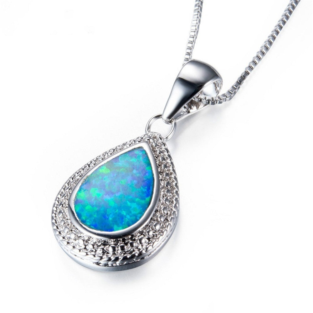 Opal Fashion Rhinestone Zircon Clavicle Chain Female