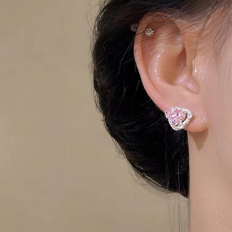 Guardian Heart Trendy Stud Earrings For Women