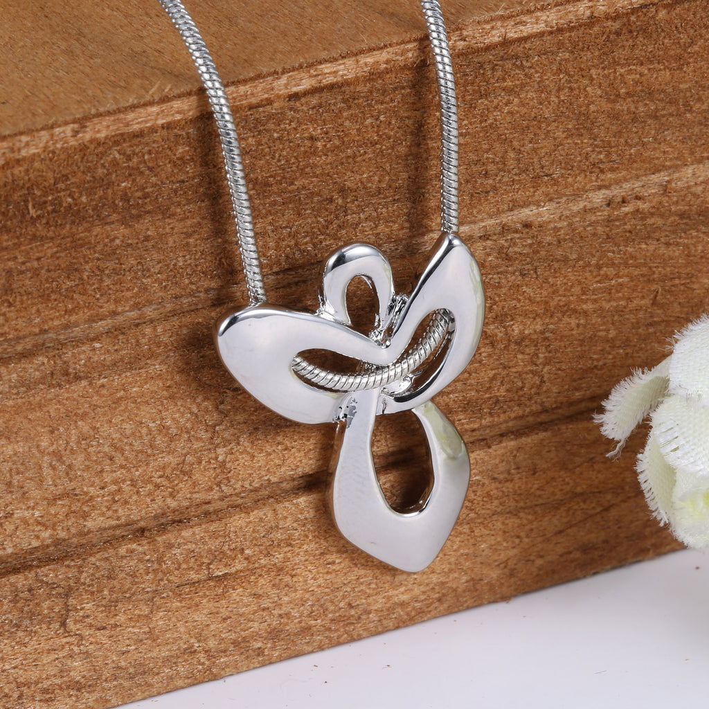 Angel Wing Necklace Butterfly Cross Necklace