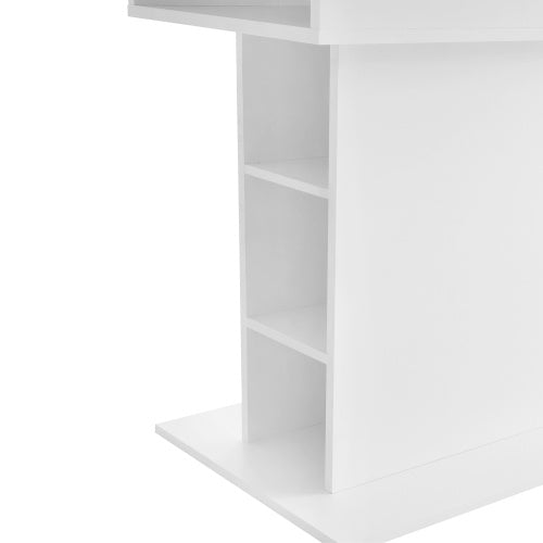 Extendable Dining Table, Dining Table With Storage, Rectangular Dining Table, Coffee Leisure Table, Modern Simple Iron Dining Table, Space-saving Multifunctional Dining Table, White