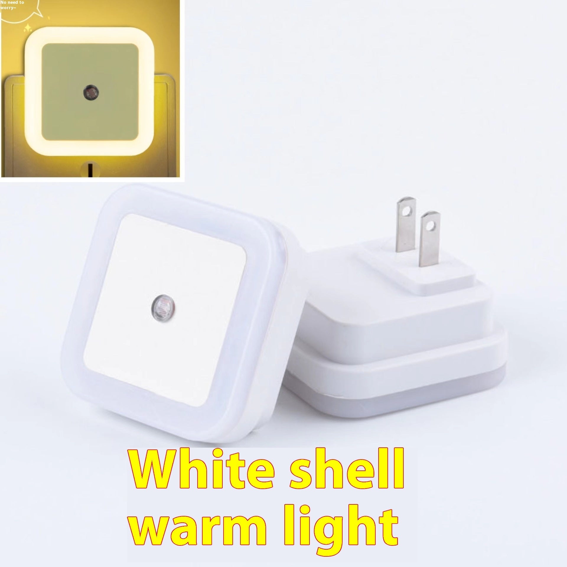 American Standard Round Led Light Control Indoor Induction Bedside Creative Smart Home Small Night Lamp