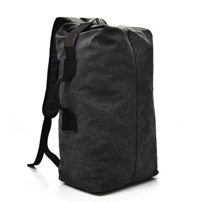Fashionable large-capacity travel backpack men's backpack outdoor travel sports bag canvas shoulder bag men