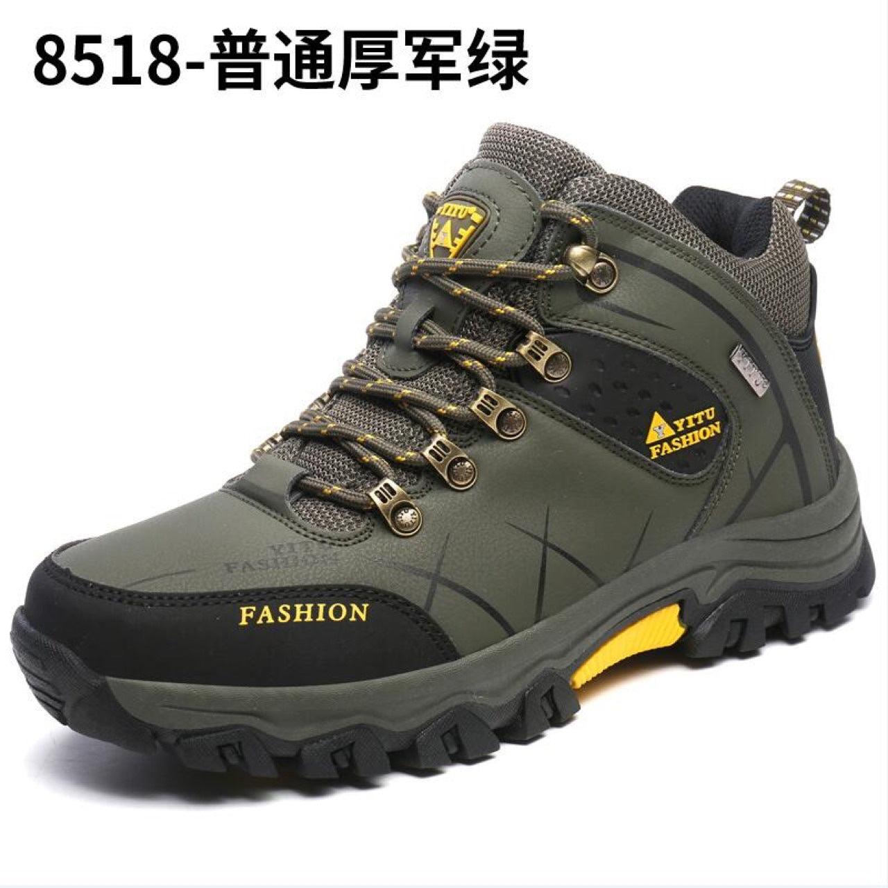 Factory direct cross-border good products Four seasons high-top hiking shoes Large size outdoor shoes walking shoes Large size