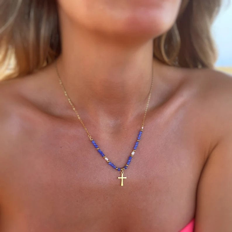 Hip Hop Cross Necklace Fashion Personality All-match