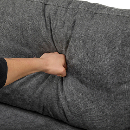 Corner Sofa Bed Corner Couch L-Shaped Sofa Bed Extendable, Bed Box And Integrated Shelf,