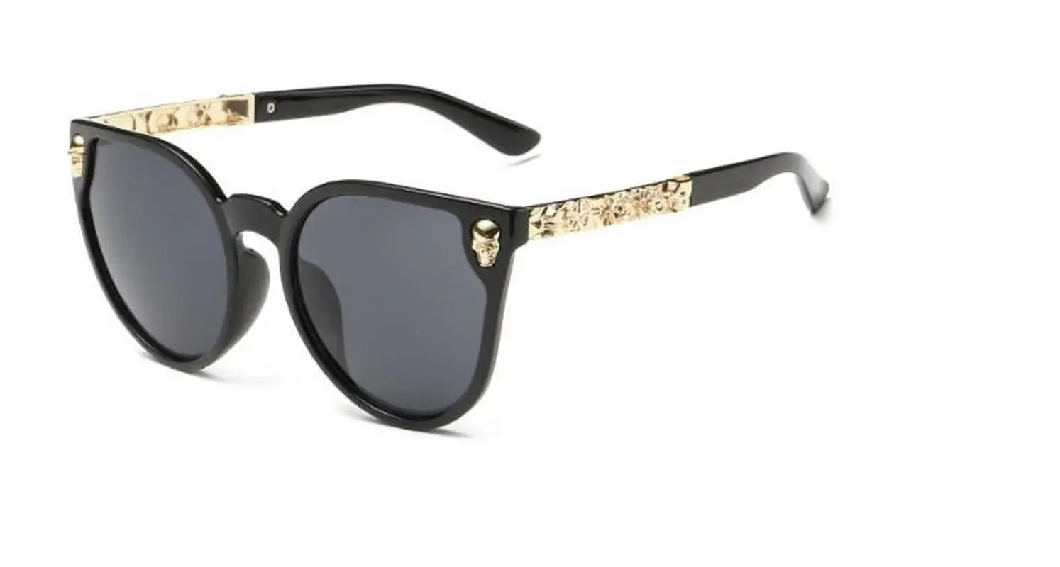 Fashion Sunglasses Women Luxury Brand Designer Classic Skull Sun Glasses For Ladies UV400 Anti-Reflective Female
