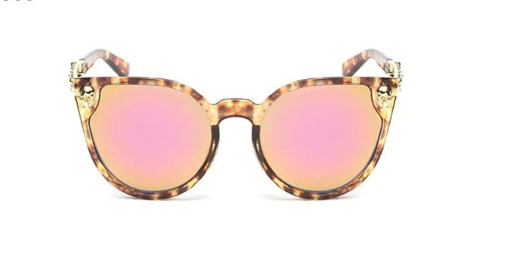 Fashion Sunglasses Women Luxury Brand Designer Classic Skull Sun Glasses For Ladies UV400 Anti-Reflective Female