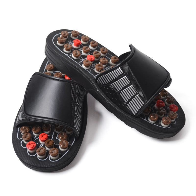 Foot God Taiji acupoint magnetic therapy spring massage shoes Health massage shoes Spring massage slippers Factory wholesale