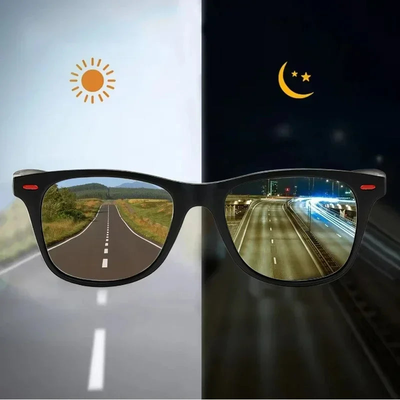 Sun Glasses PC Frame Polarized Sunglasses Men Women Outdoor Sport Sun Glasses Day Night Vision Driver Night Glasses Goggles