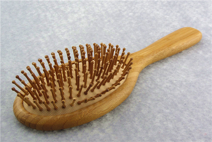 High Quality Hair Comb Bamboo Airbag Massage Comb carbonized solid wood bamboo cushion anti-static hair Brush combs travel