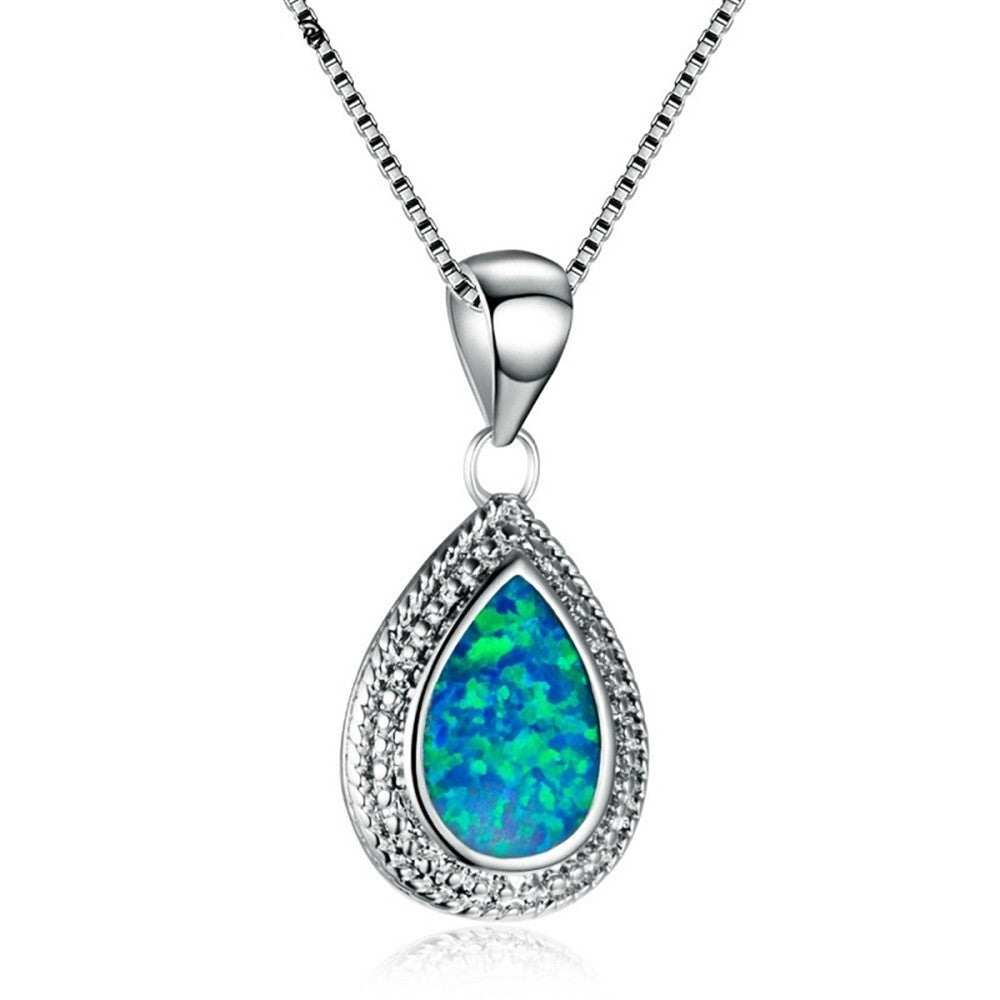 Opal Fashion Rhinestone Zircon Clavicle Chain Female