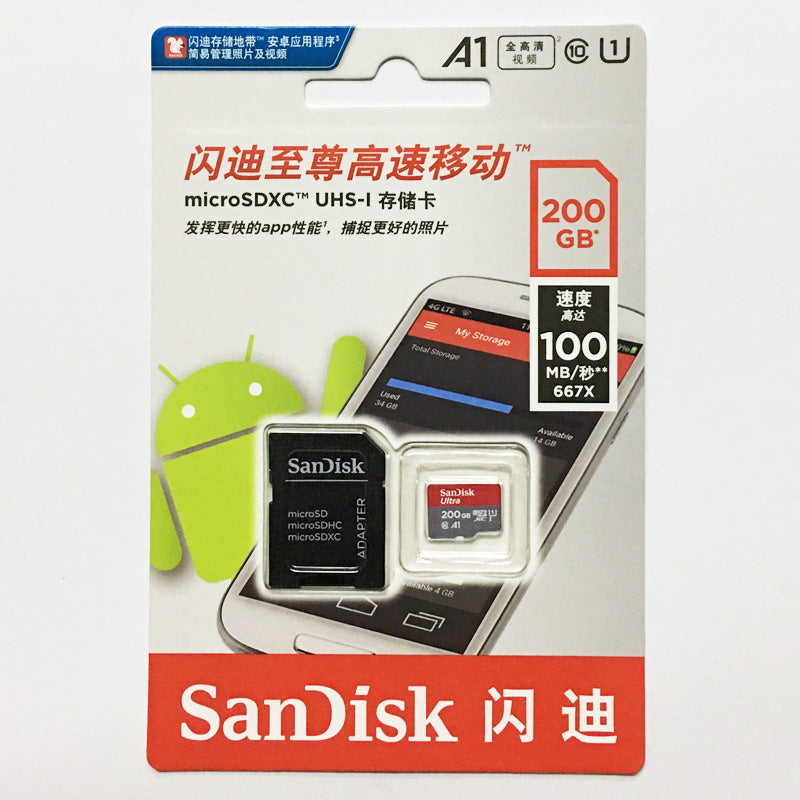 Genuine Flash Di Recorder Monitor SD256G High Speed A1 Mobile Phone TF Card 16G 32G 64G 128G Memory Card