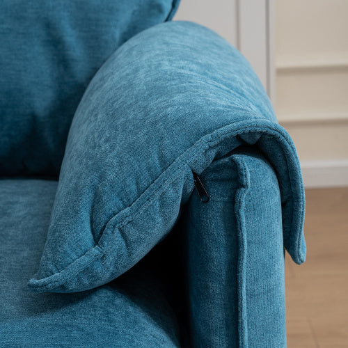 Convertible Combination Sofa Sofa UShaped Sofa With Footstools With Storage Gray Sofa For Living Room, Living Room Bedroom Office Small Space 2 Seater Combination Sofa