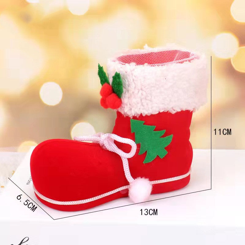 Children's Candy Boots Christmas Boots Candy Bag Socks
