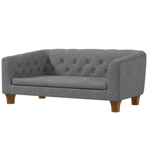 PawHut Dog Sofa Bed W  Soft Cushion For Medium Dogs - Grey