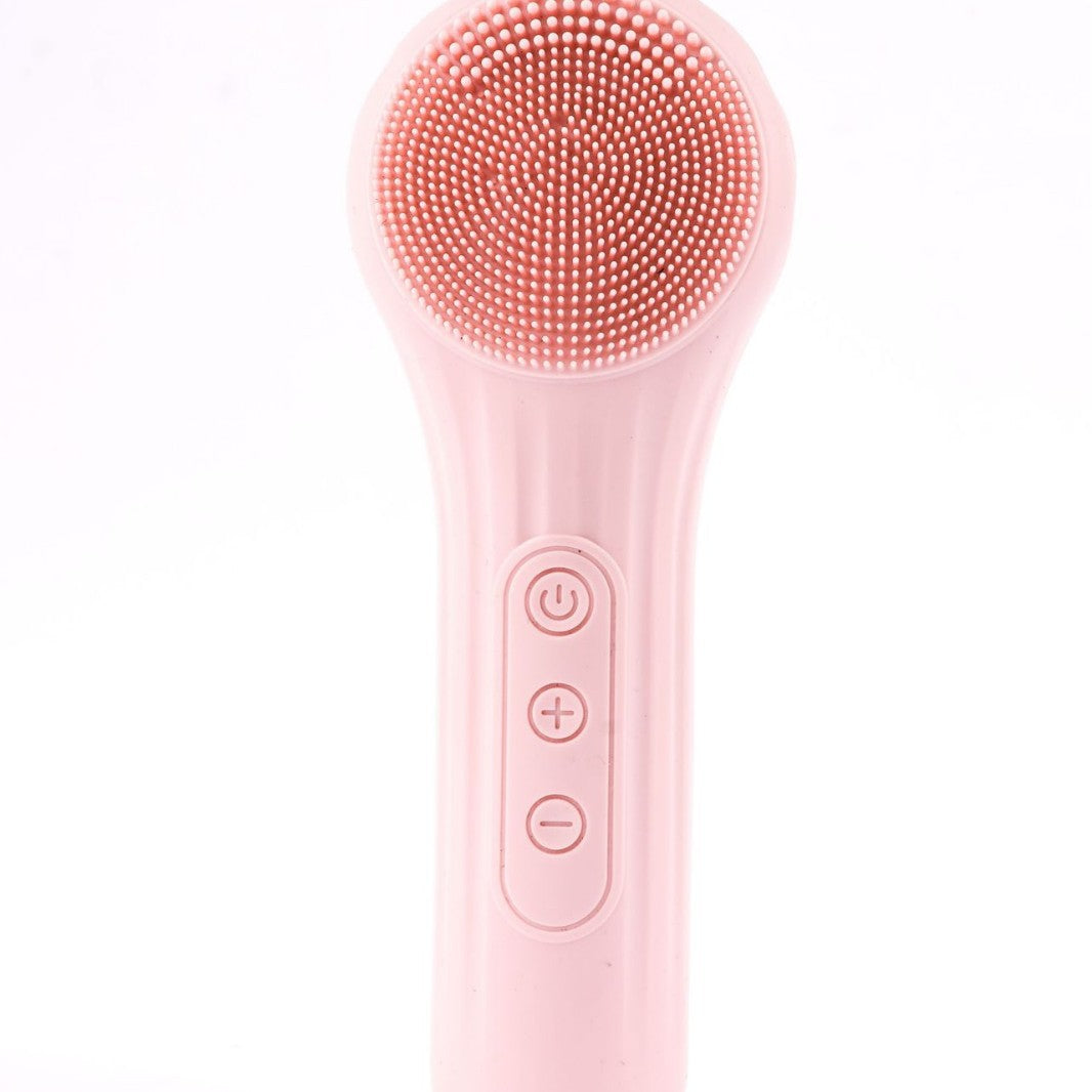 Cross-border new electric face wash beauty massage ultrasonic face pore cleaning brush waterproof silicone cleansing instrument