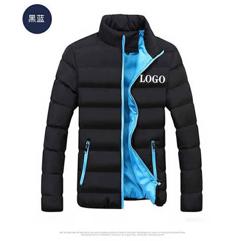 Men's cotton thick loose casual cotton coat trendy winter all-match handsome warm cotton clothing