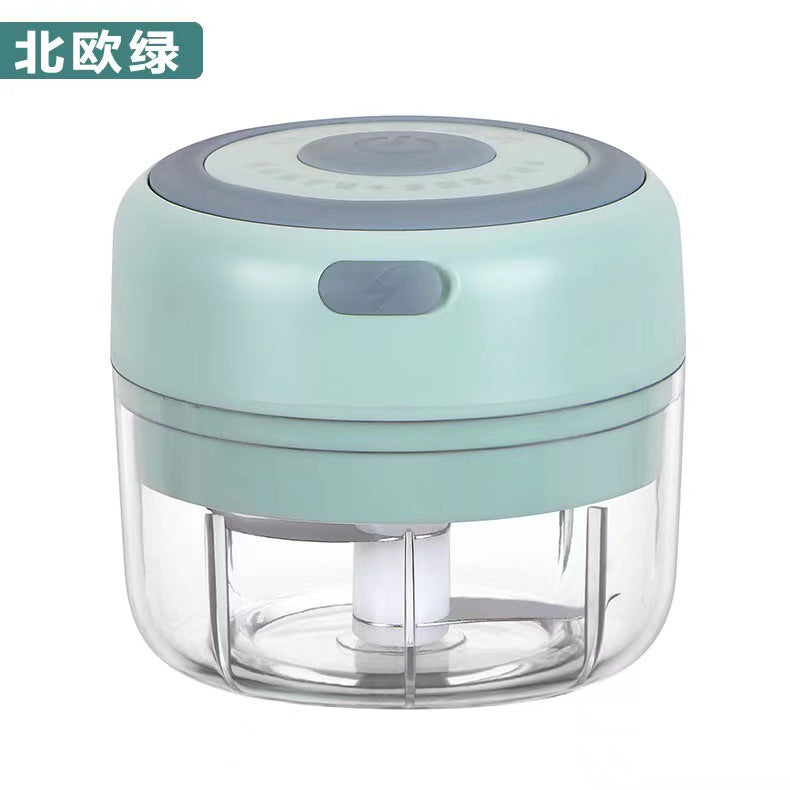 Electric Garlic Press Garlic Press Automatic Garlic Machine Kitchen Artifact Baby Food Supplement Wireless Electric Garlic Machine