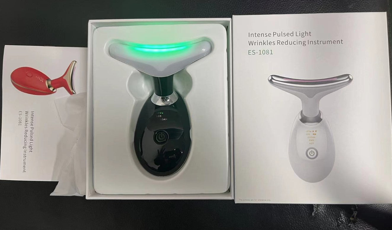 Cross-border neck beauty device, neck massager, facial massager, EMS beauty device, beauty device, source factory wholesale