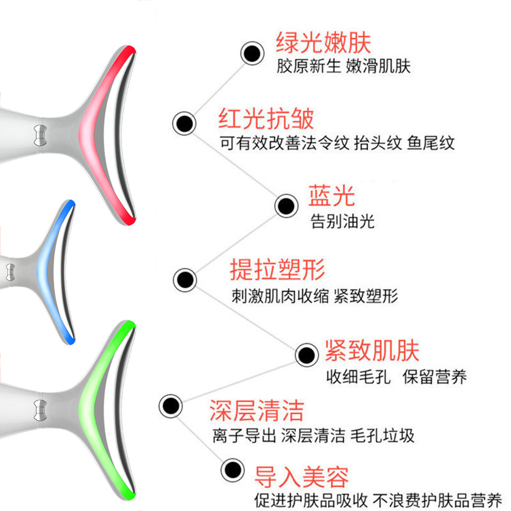 Cross-border neck beauty instrument, neck beauty instrument, neck pattern instrument, microcurrent neck and face dual-use nasolabial wrinkles, neck pattern massage instrument