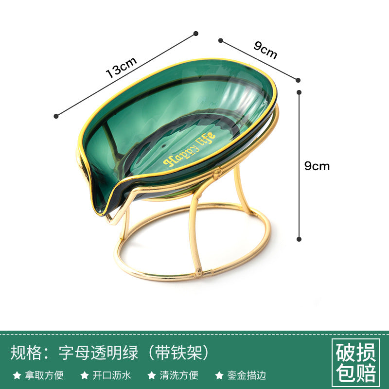 Customized light luxury wrought iron soap box can be printed with logo inner box outer box printing factory direct supply quality assurance large quantity and excellent price