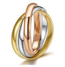 Star Moon Titanium Steel Rotatable Ring Male European and American Stainless Steel Couple Ring Cross-border Explosive Supply