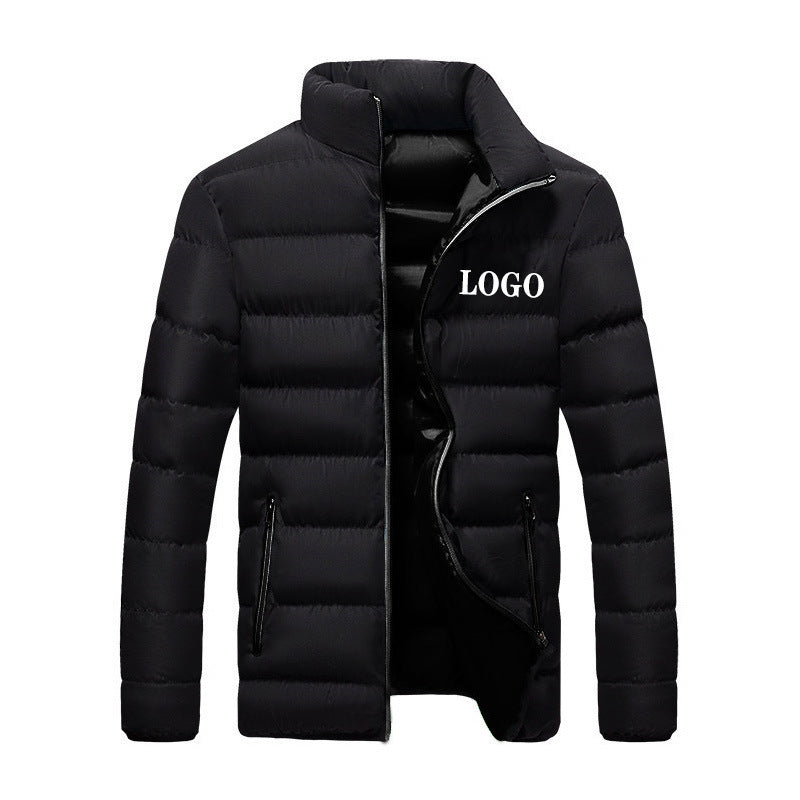 Men's cotton thick loose casual cotton coat trendy winter all-match handsome warm cotton clothing