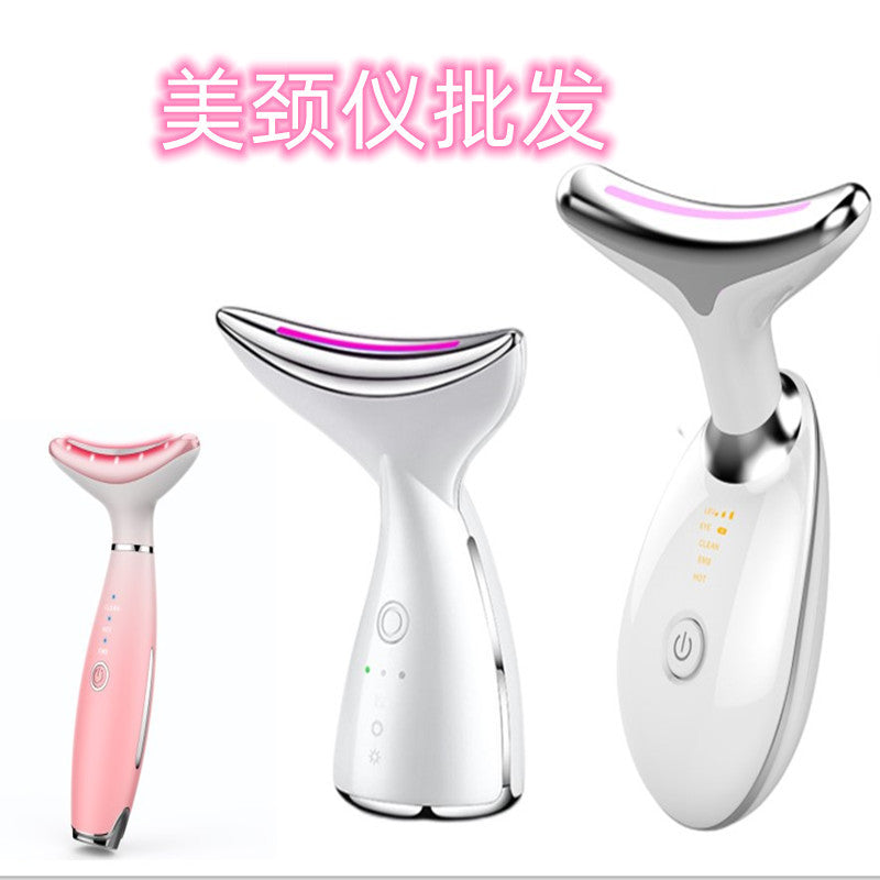 Cross-border neck beauty device, neck massager, facial massager, EMS beauty device, beauty device, source factory wholesale