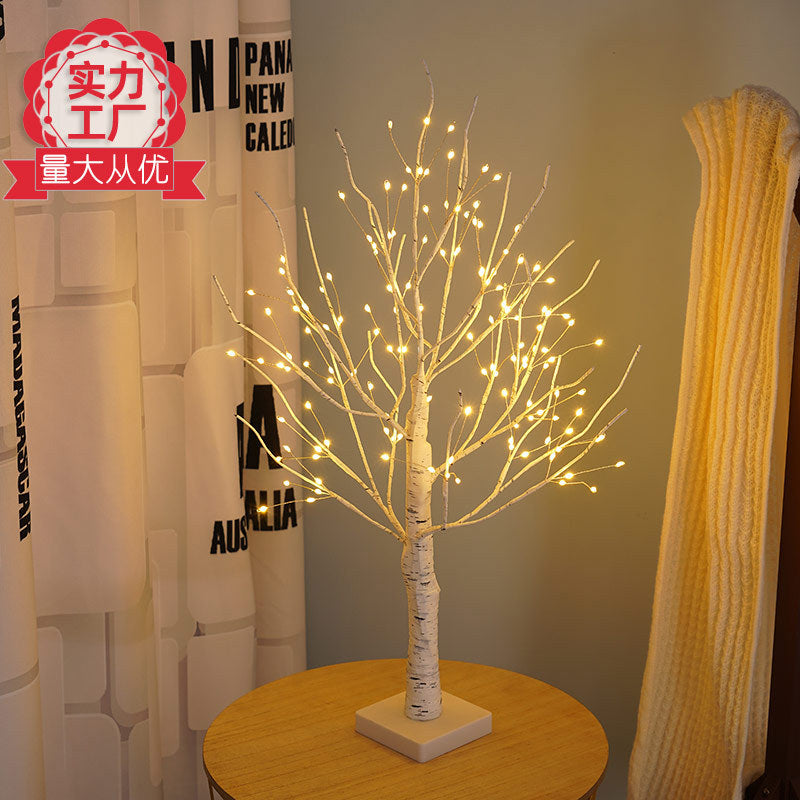 Tree Lights LED Christmas Birch Tree Home Decor Lights Indoor Bedroom Room Party Arrangement Landscape Glowing Tree