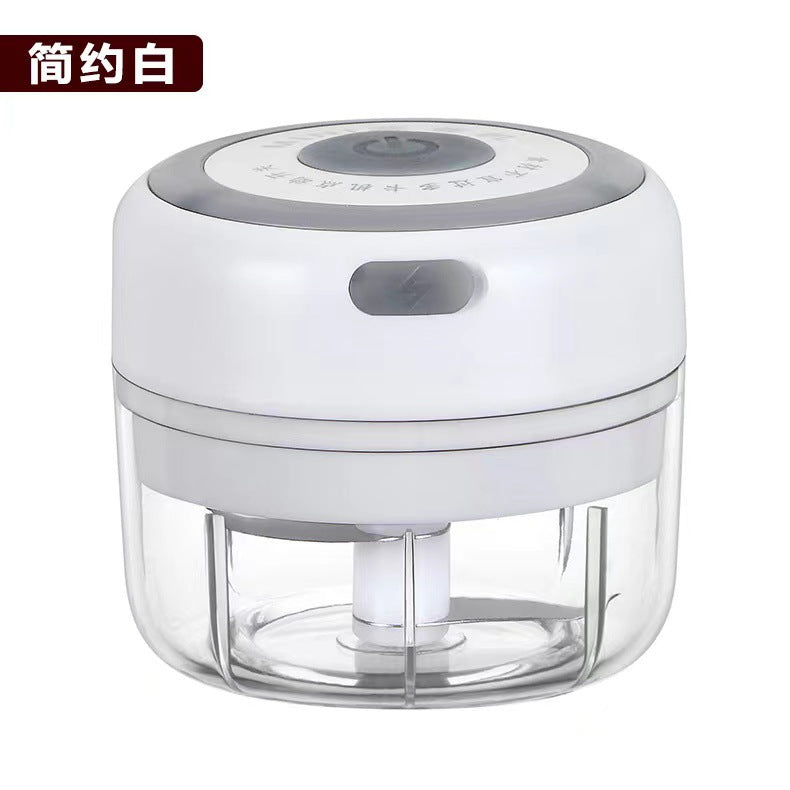 Electric Garlic Press Garlic Press Automatic Garlic Machine Kitchen Artifact Baby Food Supplement Wireless Electric Garlic Machine