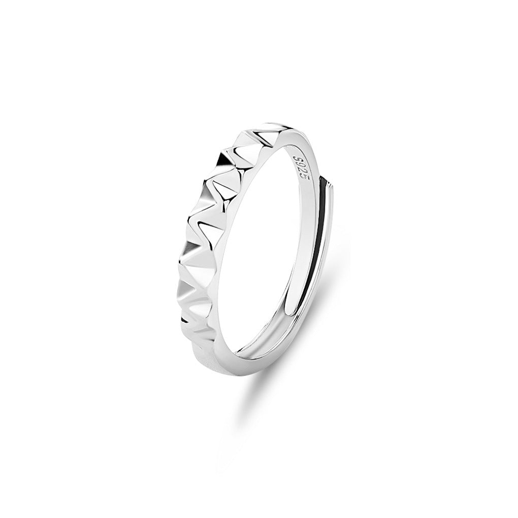 s925 sterling silver couple ring original design light luxury couple ring live ring ring Valentine's Day gift