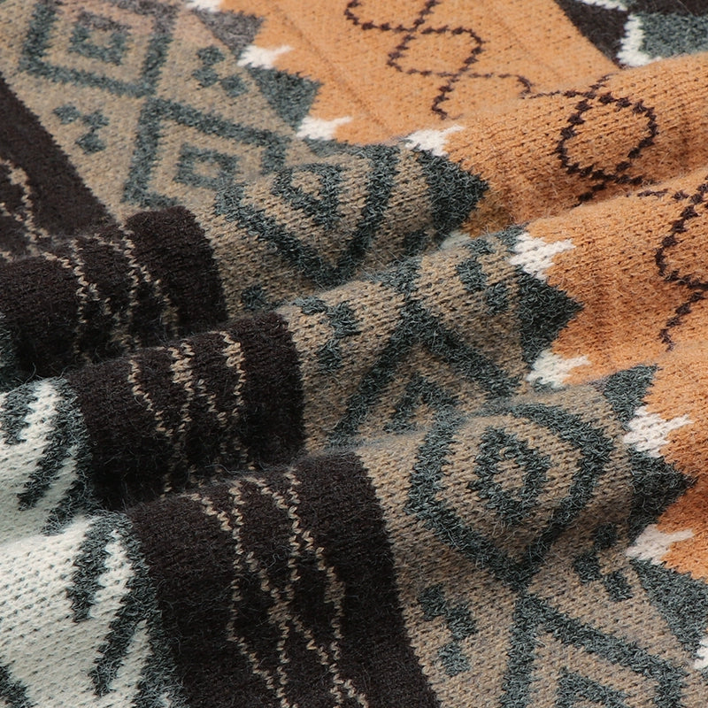 Vintage Sweaters Women Pullover Winter Striped Jumpers Korea